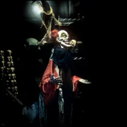 Morris Costumes Creepy Orange Ghost Clown Prop