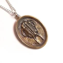 Fire & Bone Fossil Trilobite Pendant Necklace T-Shirts & Gifts