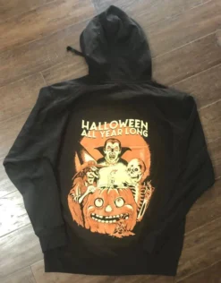 The Halloween Shirt Company T-Shirts & Gifts Halloween All Year Long Hoodie Sweatshirt