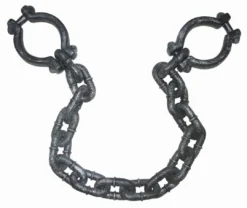 Morris Costumes Chain With Hand Cuffs Fake Weapons