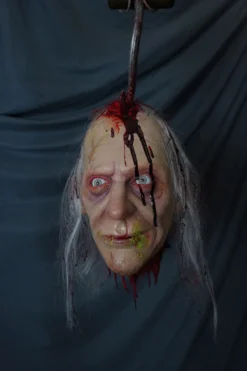 Dapper Cadaver Workshop Creepy Uncle Edgar Meat Hook Head New Haunt Props