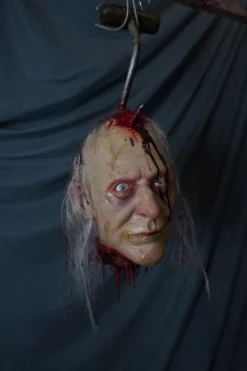 Dapper Cadaver Workshop Creepy Uncle Edgar Meat Hook Head New Haunt Props