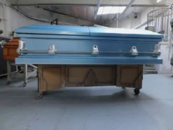 Unique Deco Folding Casket Stand Rental