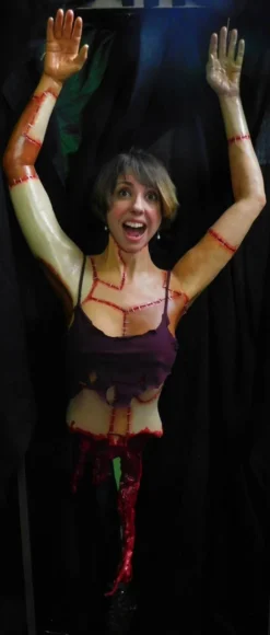 Dapper Cadaver Workshop Patchwork Agatha Photo Op New Haunt Props