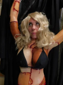 Dapper Cadaver Workshop Patchwork Betty Photo Op New Haunt Props