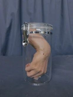 Dapper Cadaver Props Ergot Hand Specimen Jar - Stock New Haunt Props
