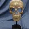 Pacific Trading Gold Skull Decor Halloween Decor