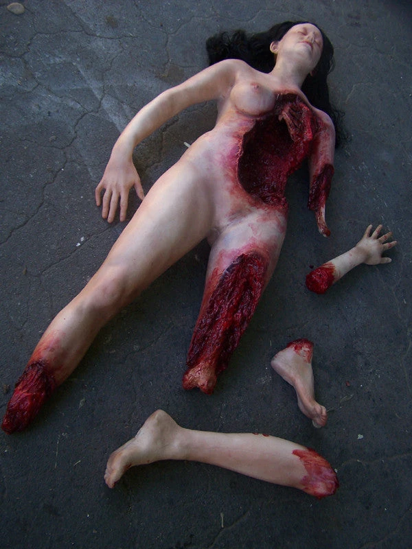 Dapper Cadaver Workshop Deluxe Wounded Jessica Body With Parts Gory Bodies