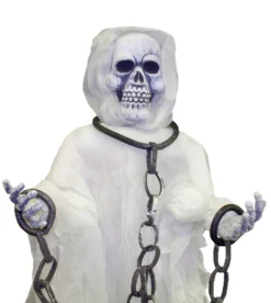 Morris Costumes Halloween Decor 5 Ft Hanging Skull Ghost