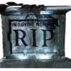 Morris Costumes Halloween Decor Light Up RIP Tombstone With Rose