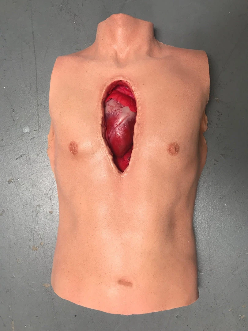 Dapper Cadaver Workshop Open Heart Surgery Joe Torso With Removable Silicone Heart 3 Dapper Cadaver Workshop Open Heart Surgery Joe Torso With Removable Silicone Heart