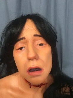 Dapper Cadaver Workshop Fake Heads Slit-Throat Stacy Head