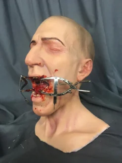 Dapper Cadaver Workshop Martin Scream Head With Mouth Gag New Haunt Props