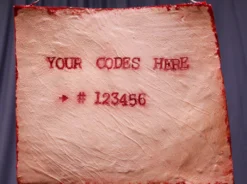 Dapper Cadaver Workshop Human Skin Prop With Custom Lettering