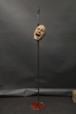 Dapper Cadaver Workshop New Haunt Props Olly Head Impaled On A 5ft Spike