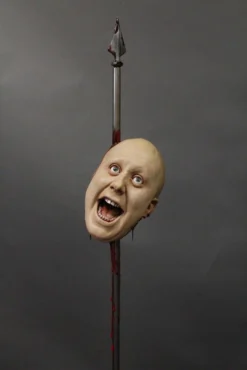 Dapper Cadaver Workshop New Haunt Props Olly Head Impaled On A 5ft Spike