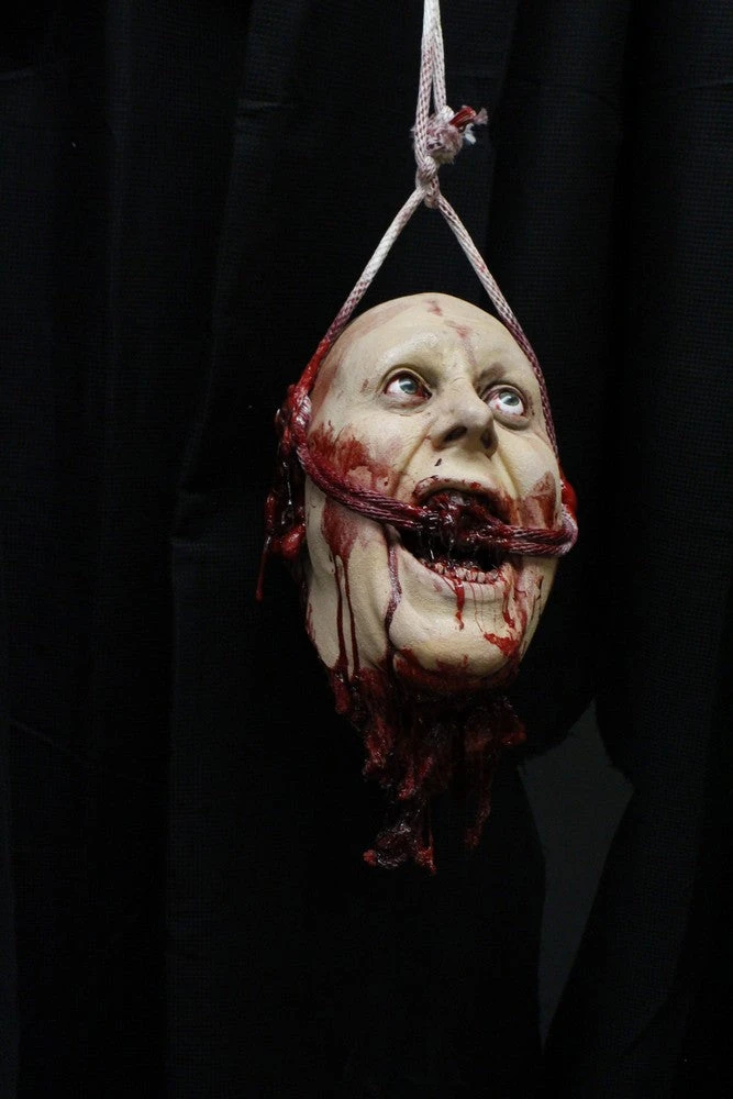 Dapper Cadaver Workshop New Haunt Props Hanging Olly Head 1 Dapper Cadaver Workshop New Haunt Props Hanging Olly Head
