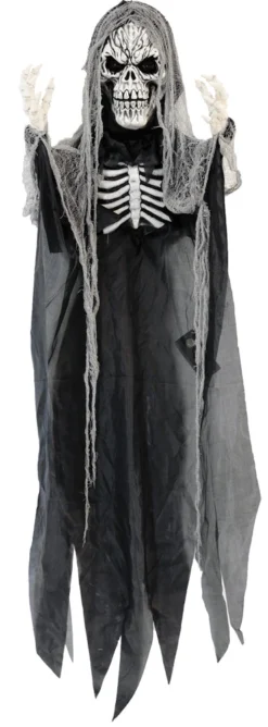 Morris Costumes 6 Ft Hanging Light Up Skull Reaper