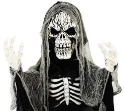 Morris Costumes 6 Ft Hanging Light Up Skull Reaper