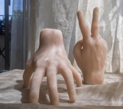 Silicone Sound Body Forms Poseable Slender Silicone Hand Unpainted