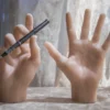 Silicone Sound Body Forms Poseable Slender Silicone Hand Unpainted