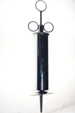 Shelter Surgical Distribution Large Steel Syringe Science Decor