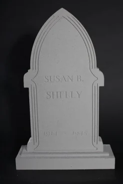 WoodLoom LLC Susan Shelley Gothic Headstone Rental Headstone Rentals