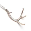 Fire & Bone T-Shirts & Gifts White-Tailed Deer Antler Pendant Necklace