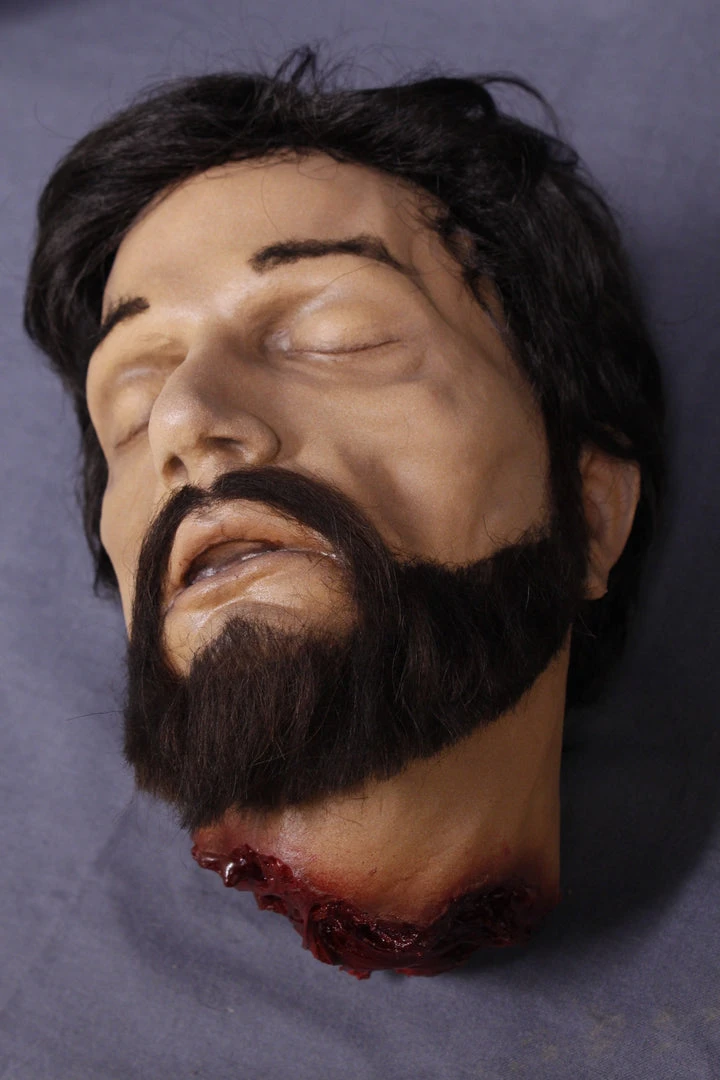 Dapper Cadaver Workshop Fake Heads Alan Head With Beard 3 Dapper Cadaver Workshop Fake Heads Alan Head With Beard