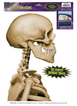 Morris Costumes Halloween Decor Car Window Skeleton Cling