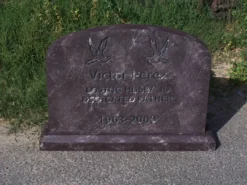WoodLoom LLC Headstone Rentals Victor Perez Wide Headstone Rental