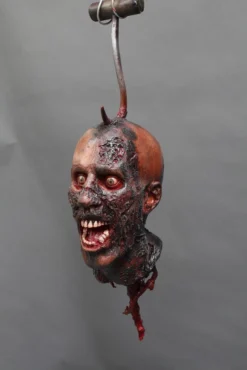 Dapper Cadaver Workshop New Haunt Props Burnt Zack Head Dangler