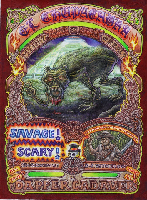 Uprinting Sideshow & Specimen Replicas Chupacabra Sideshow Banner 1 Uprinting Sideshow & Specimen Replicas Chupacabra Sideshow Banner