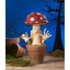 Bethany Lowe Mad Mushroom Decoration Halloween Decor