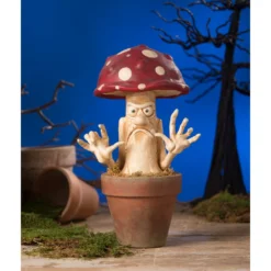 Bethany Lowe Mad Mushroom Decoration Halloween Decor