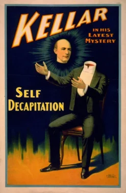 Uprinting Decapitation Magic Banner Sideshow & Specimen Replicas