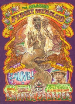 Uprinting Feejee Mermaid Carnival Banner Sideshow & Specimen Replicas