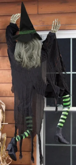 Morris Costumes Climbing Witch Window Prop Halloween Decor