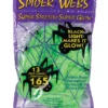 Morris Costumes 165 Sq Ft Blacklight Spider Webs