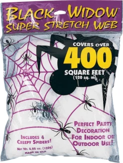 Morris Costumes Halloween Decor 400 Sq Ft Spider Webs