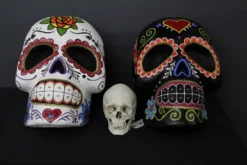 Katherine's Collection Giant Sugar Skull Pair Rental Halloween Props