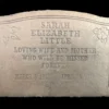 Tombstone Factory Sarah Little Headstone Rental Headstone Rentals