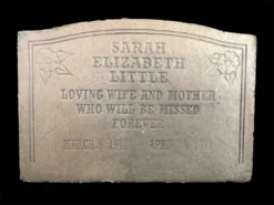 Tombstone Factory Sarah Little Headstone Rental Headstone Rentals