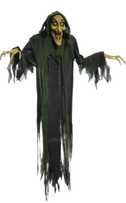 Morris Costumes Halloween Decor 6 Ft Hanging Creepy Witch