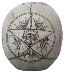 Pacific Trading Ouija Skull Halloween Decor