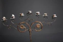 Fantastic Decor Rosary 7 Candle Floor Candelabra Rental