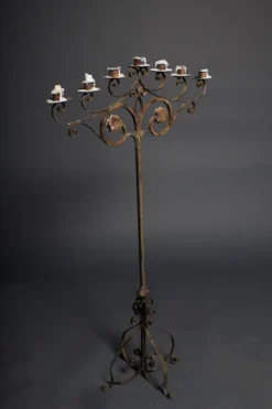 Fantastic Decor Rosary 7 Candle Floor Candelabra Rental