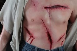 Dapper Cadaver Workshop Dura Slash Wound Alan Half Anatomical Dummy Wounded