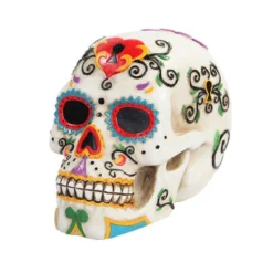 Pacific Trading Medium Sugar Skull Halloween Decor