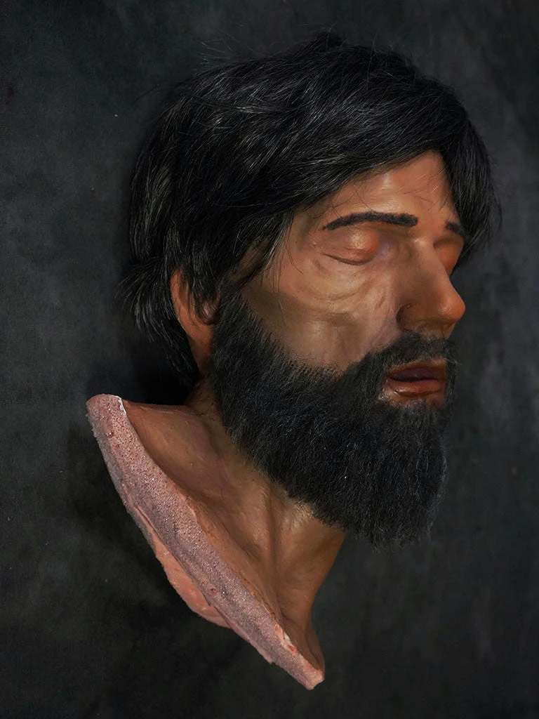 Dapper Cadaver Workshop Fake Heads Alan Head With Beard 2 Dapper Cadaver Workshop Fake Heads Alan Head With Beard